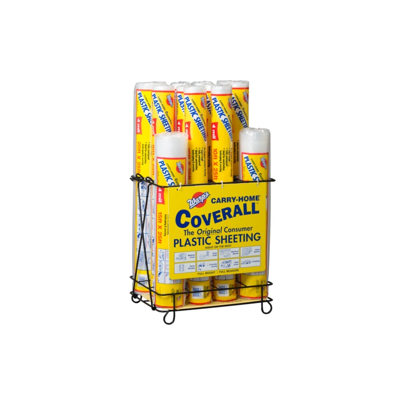 Warp Brothers Carry-Home Coverall Consumer Plastic Sheeting 3ft. X 50ft. 4 Mil