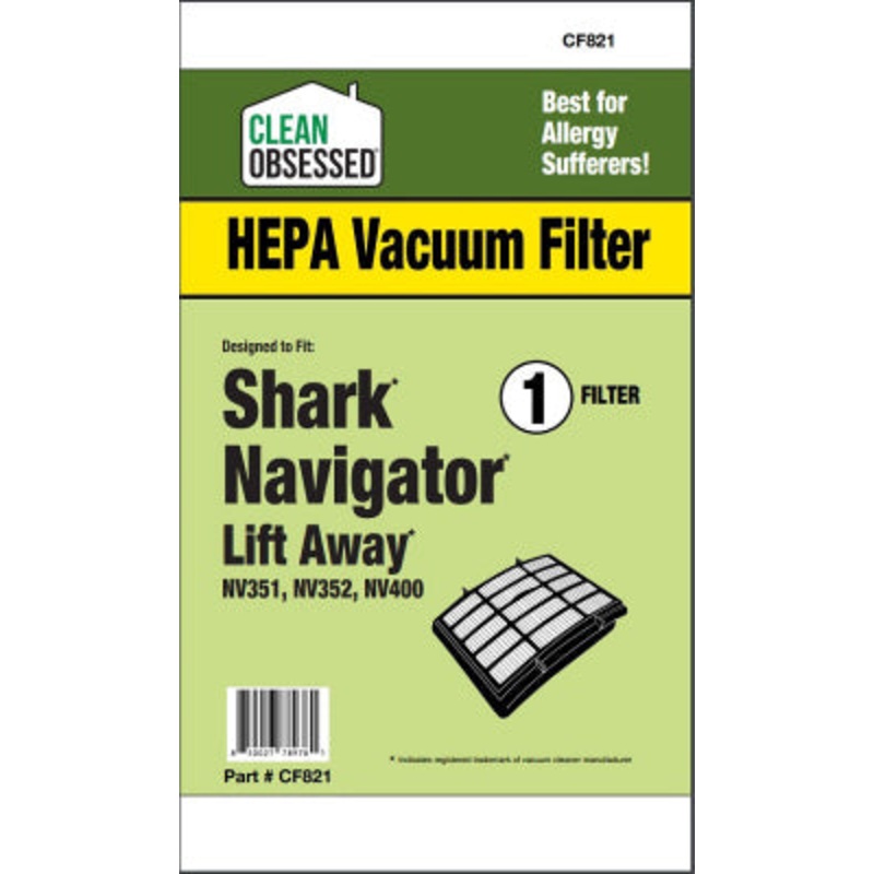Clean Obsessed Shark Navigator Vacuum Cleaner Filter