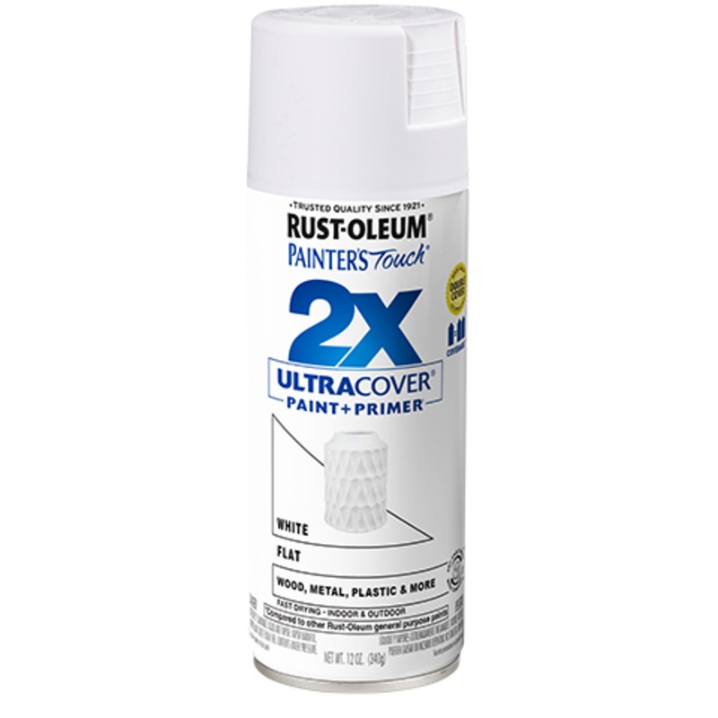 Rust-Oleum Painter’s Touch 2X Ultra Cover Flat Spray Paint