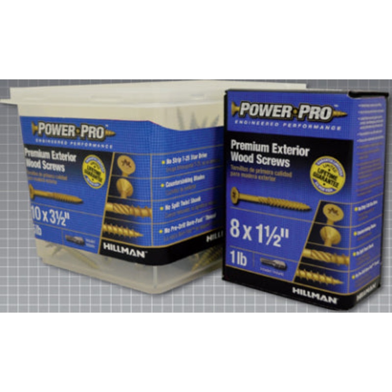 10X4 PP T-25 EXT DECK SCW BRONZE 5LB