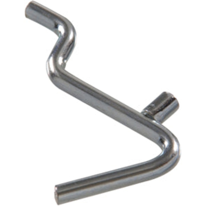 .148X1-1/2  ZINC PLATED ANGLE HOOK