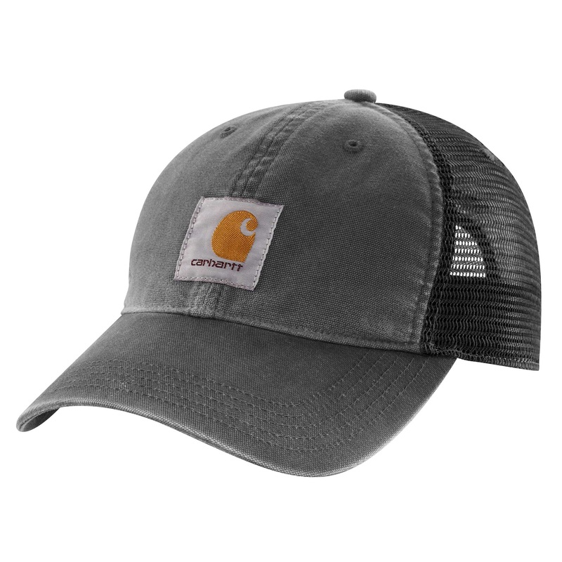 Carhartt Canvas Mesh-Back Cap|Black|Basil