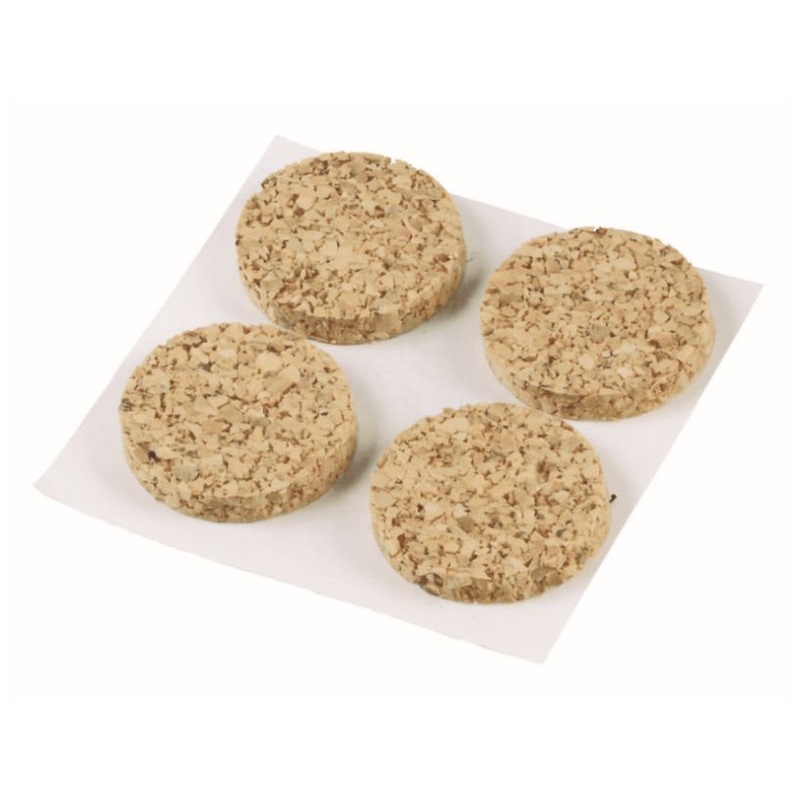 Shepherd Hardware 1/2-Inch SurfaceGard Adhesive Cork Pads, 24-Count