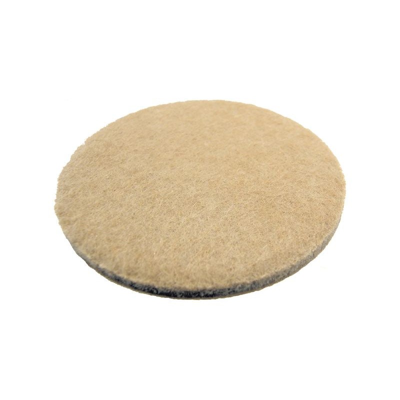 Shepherd Hardware 3-Inch Heavy Duty Self-Adhesive Felt Furniture Pads, 4-Pack, Beige