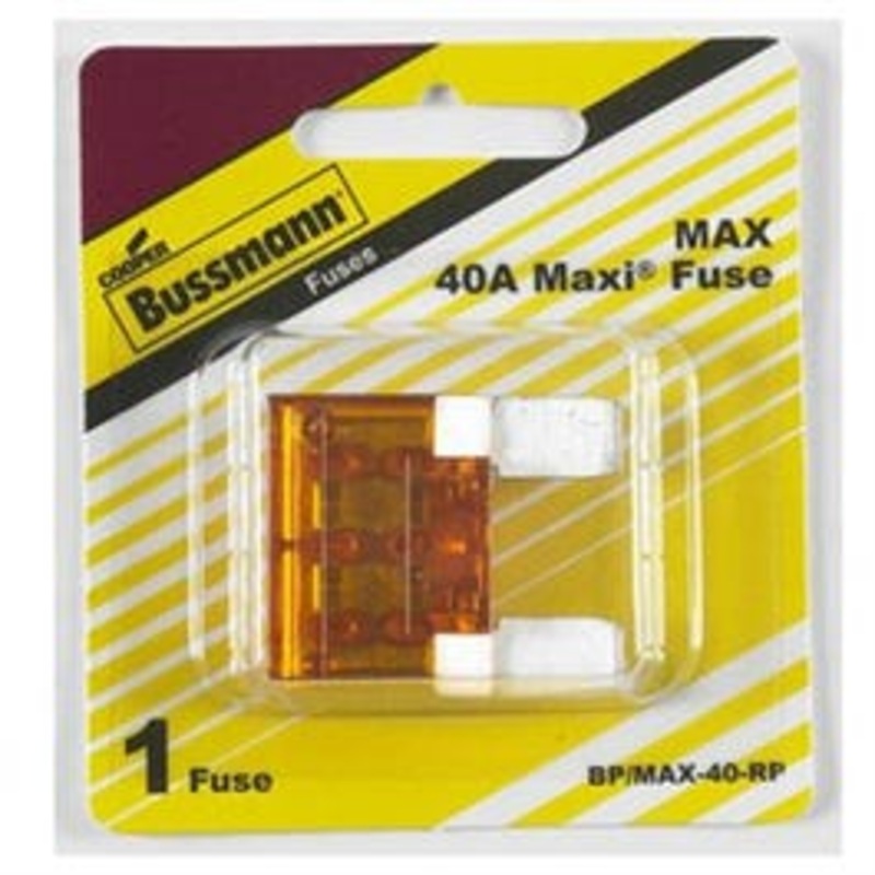 Automotive Fuse, Maxi Blade, 40-Amp