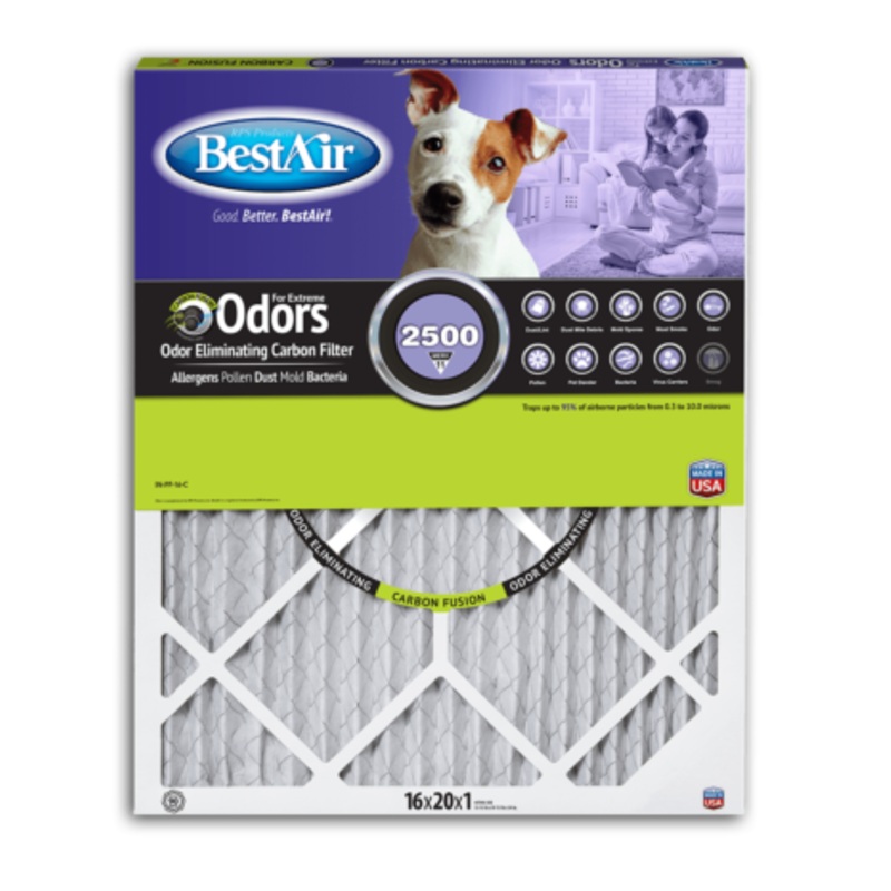 BestAir Carbon Pet Filter Merv 11 Furnace Filter
