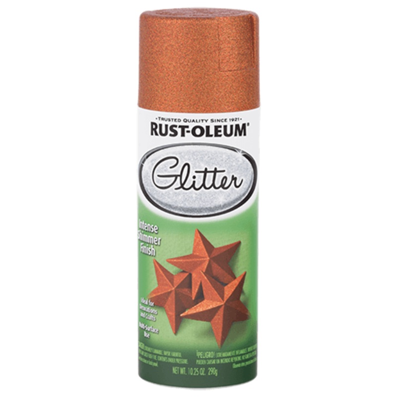 Rust-Oleum Glitter Spray Paint Harvest Orange