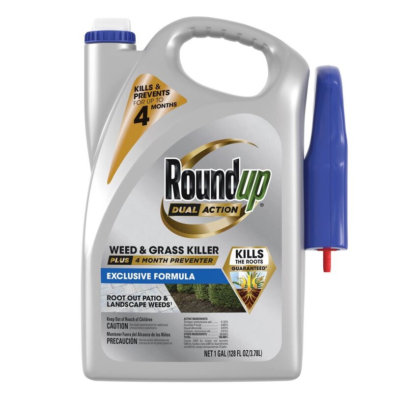 Roundup Dual Action Weed & Grass Killer Plus 4 Month Preventer