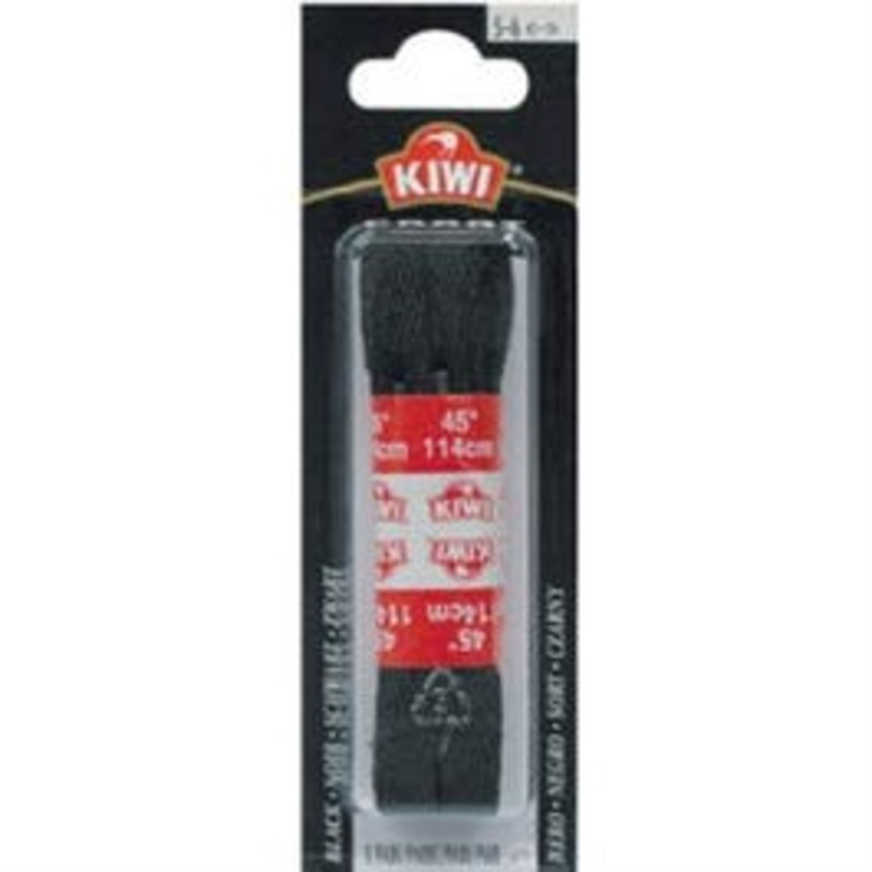 Shoe Laces, Kids’ Sports, Flat, Black, 45-In.