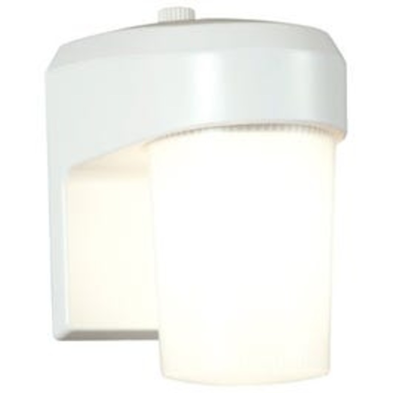 Regent Entry Light, White, Fluorescent, 13-Watt