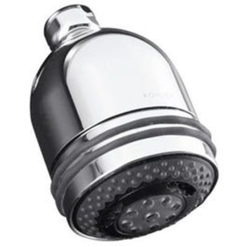 Showerhead, 3-Settings, Polished Chrome