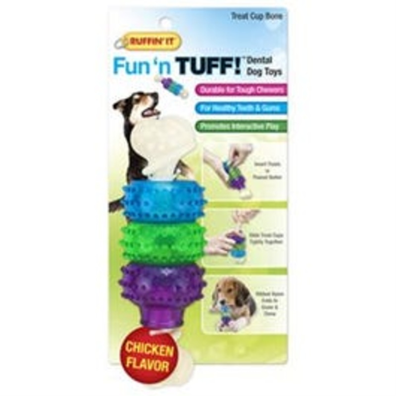 Treat Cup Bone Dog Chew, Chicken Flavor