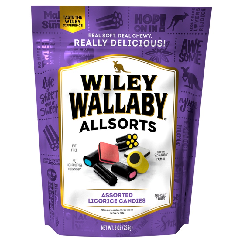Wiley Wallaby Allsorts Licorice Assorted Candies