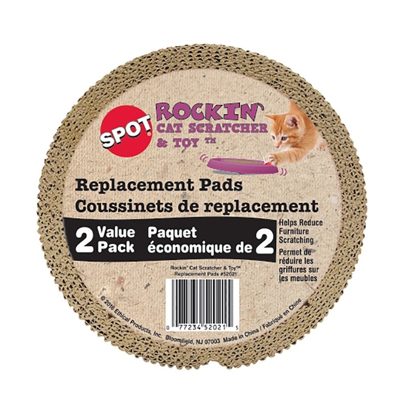 Spot ROCKIN CAT SCRATCHER INSERT 5.5 2PK