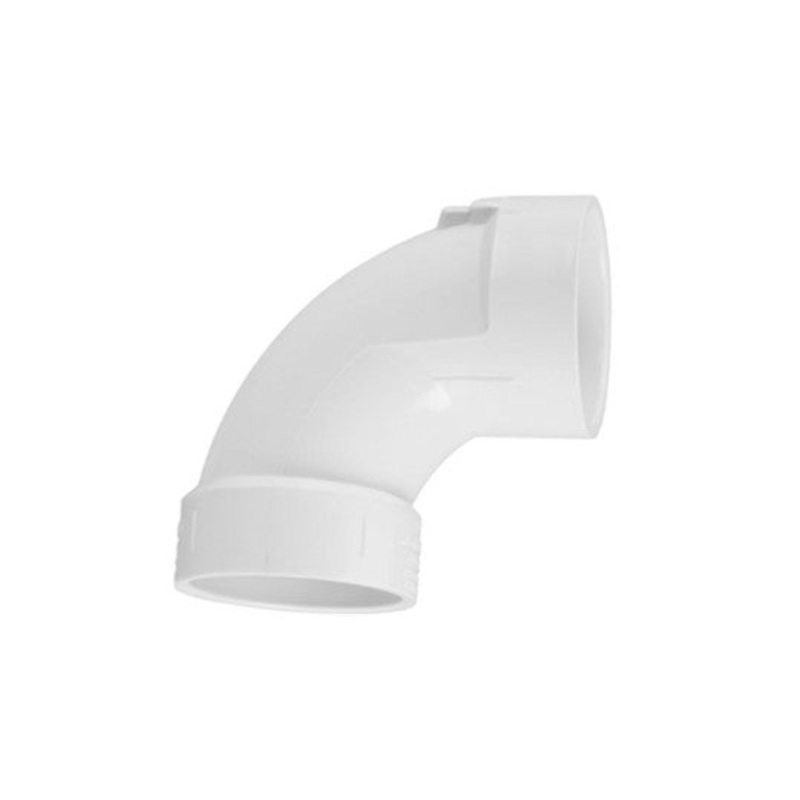 Canplas 90 Degree Sanitary Elbow Hub x Hub