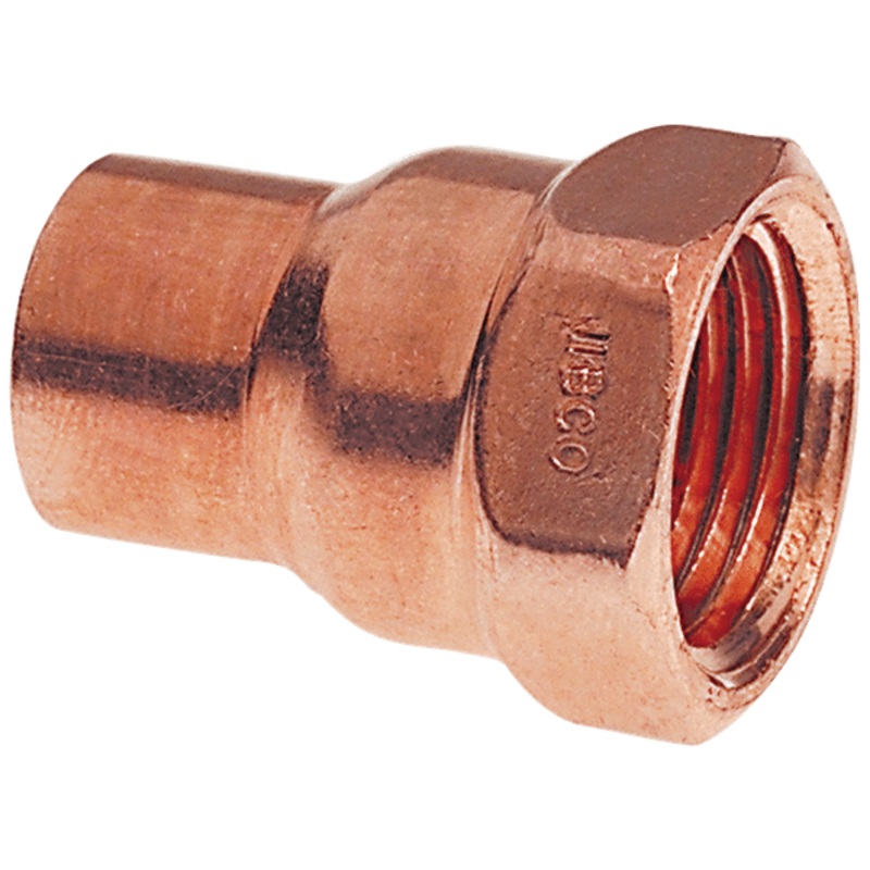 Nibco Adapter Wrot C x F|3/4″ x 3/4″|1″ C x F|1/2 in. x 1/2 in.|3/4 in. x 1/2 in.|1/2″ x 3/4″