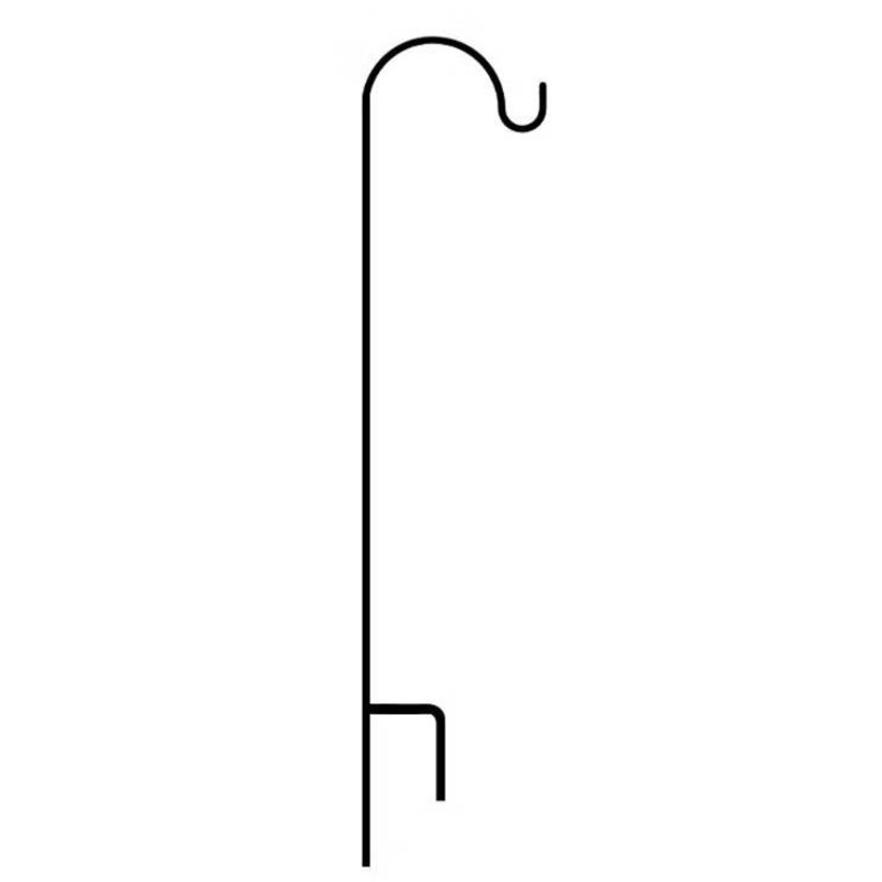 American GardenWorks Short Single Shepherd Hook