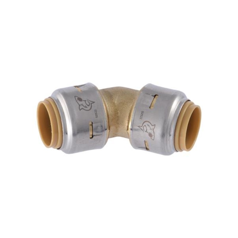 Sharkbite Max Brass Push 45-Degree Elbow