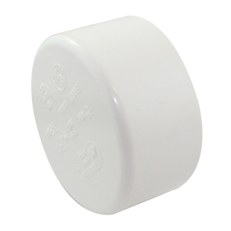 Canplas PVC DWV Cap|3″ White