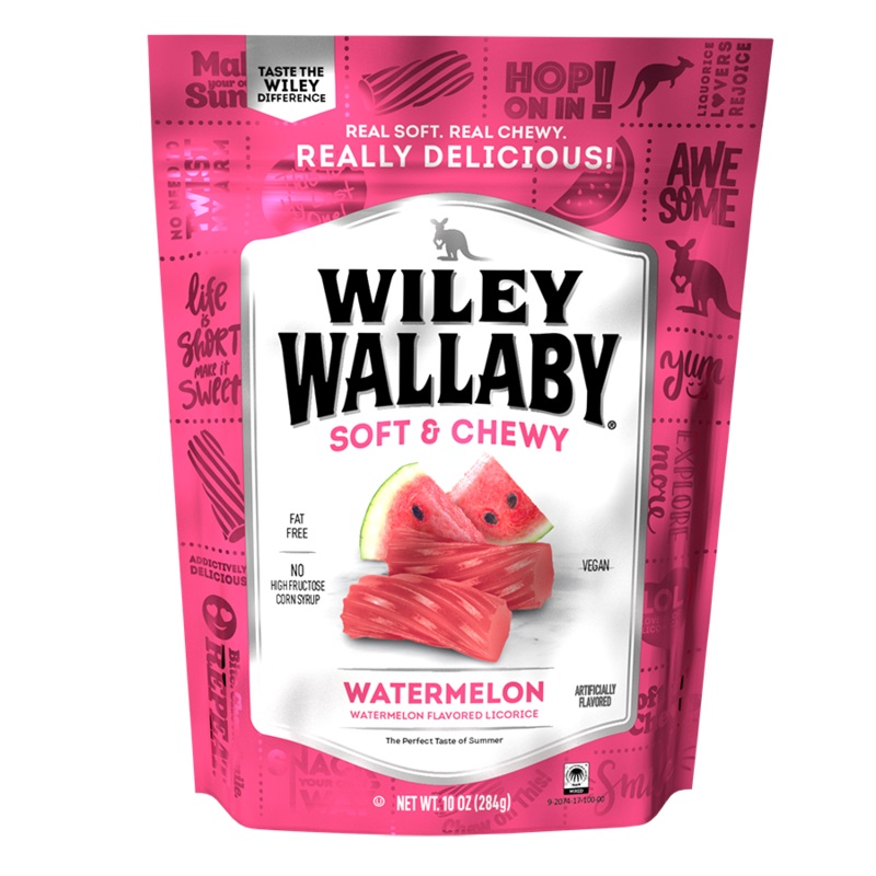 Wiley Wallaby Watermelon Licorice