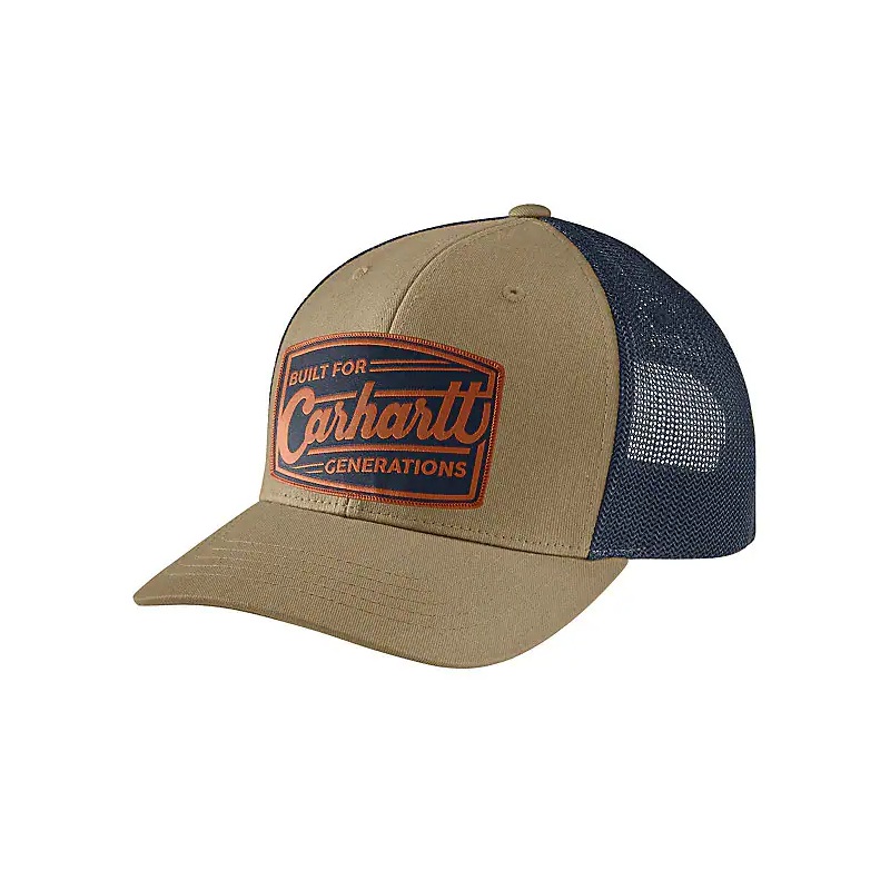 Carhartt Canvas Mesh-Back Built Patch Cap