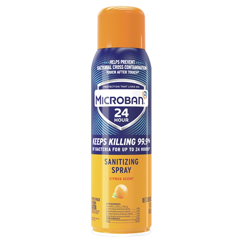 Microban Sanitizing Spray Citrus