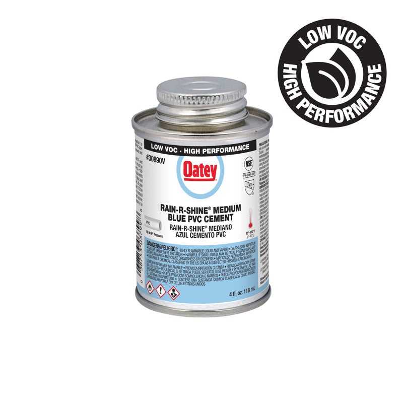 Oatey Rain-R-Shine Medium Blue PVC Cement