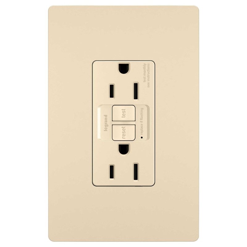 Pass & Seymour 5A – 125V 5-15R GFCI Outlet Receptacle Set Ivory