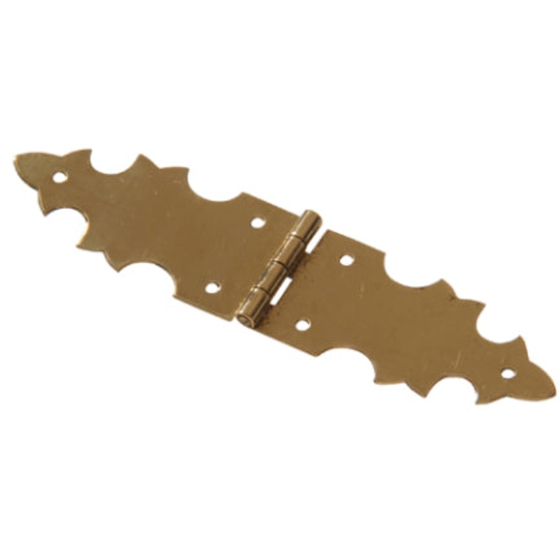 5/8  SOLID BRASS DECORATIVE HINGE