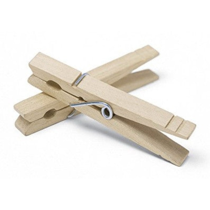 Whitmor Wooden Clothespins|50 pk – 3.38″ x 0.38″ x 0.63″