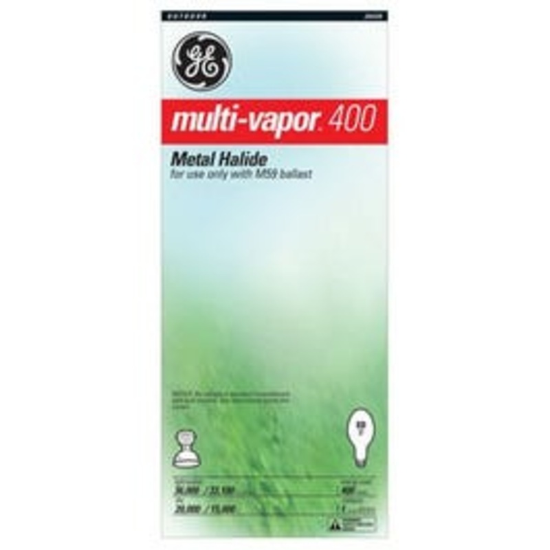 Multi-Vapor Metal Halide Lamp, Clear, 400-Watts