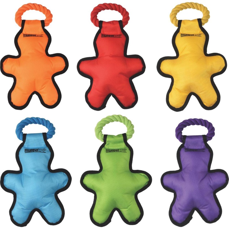 Multipet Cross-Ropes Tug ‘O Man 14 In. Tough Tug Rope Dog Toy