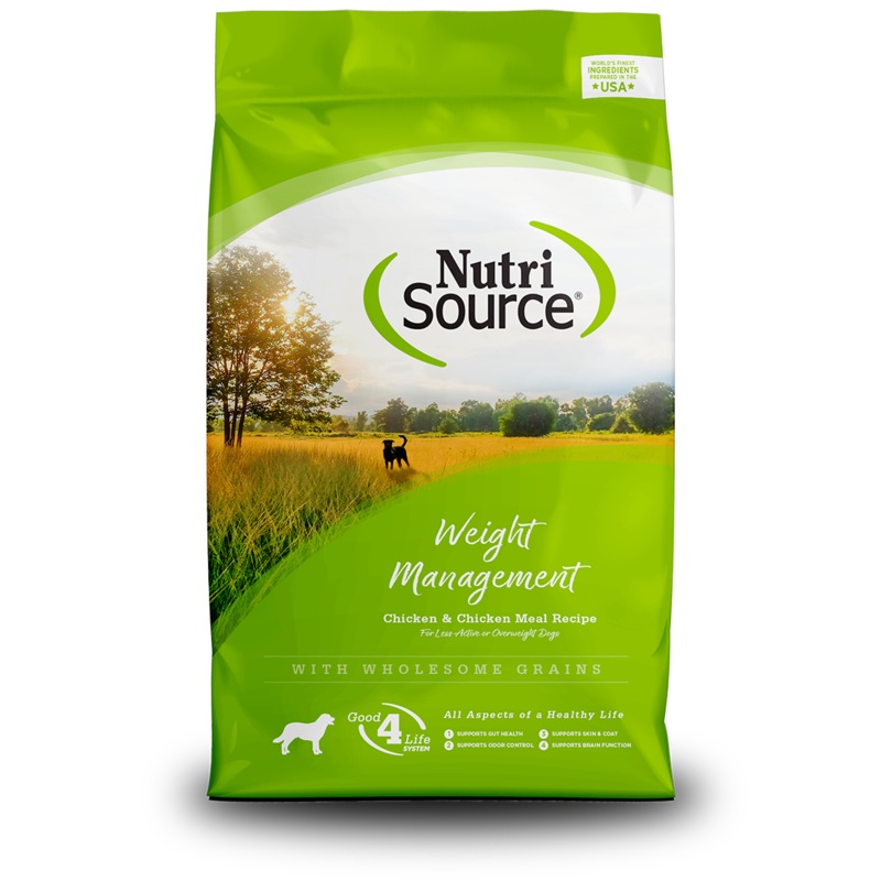 NutriSource Weight Management Chicken and Rice Recipe Dog Food