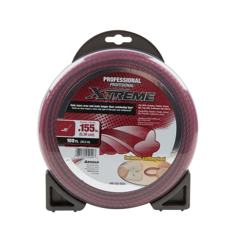 Arnold Corp .155 Professional Xtreme Trimmer Line 21.5 x .109 feet