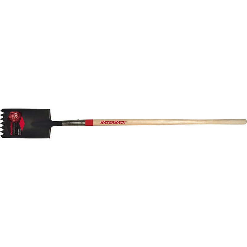 Razor-Back Roofing Tool With Shingle Remover, Wood Handle