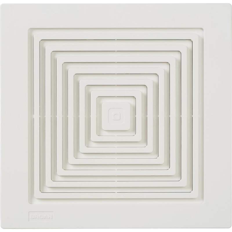 Broan 9-1/4 In. W. x 9 In. L. White Exhaust Fan Replacement Grille