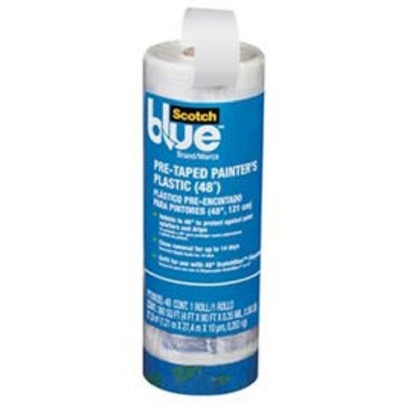 Painter’s Plastic, Pre-Taped, 48-In. x 90-Ft.