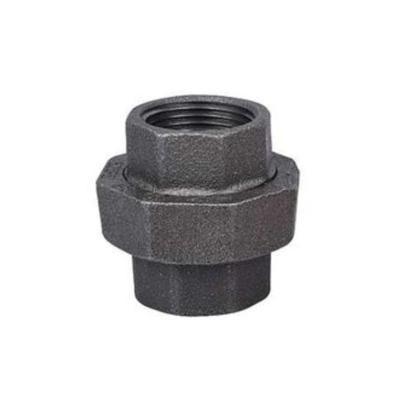 Worldwide Sourcing Malleable Ground Joint Union Black