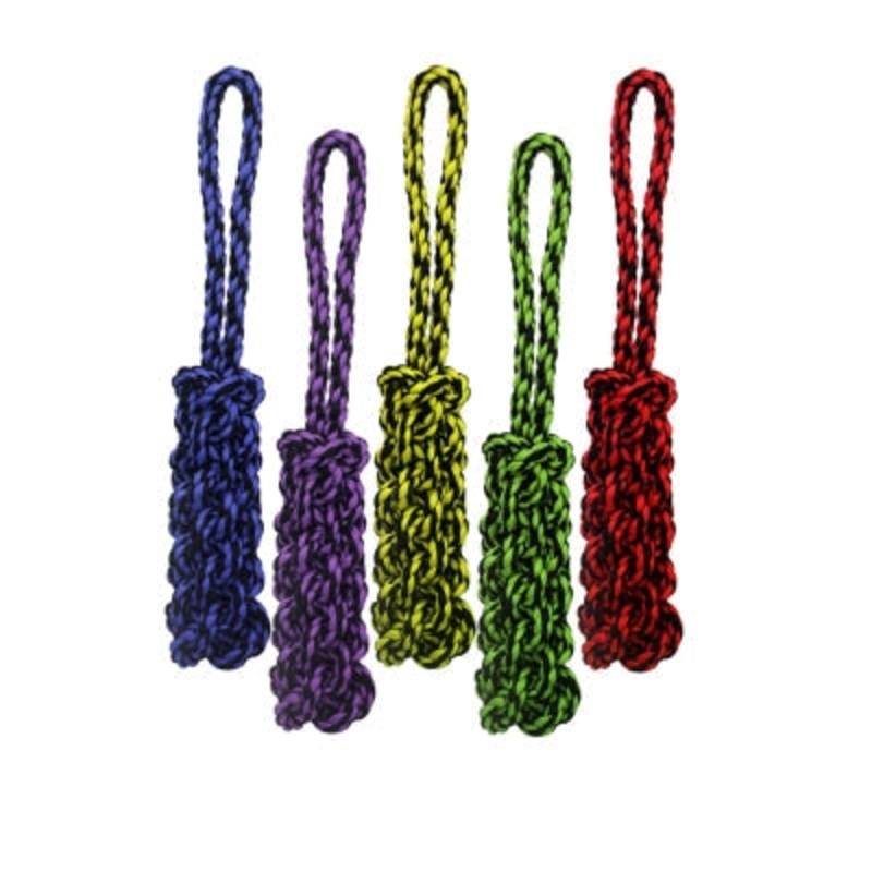 multipet NUTS FOR KNOTS ROPE TUG W/ BRAIDED STICK