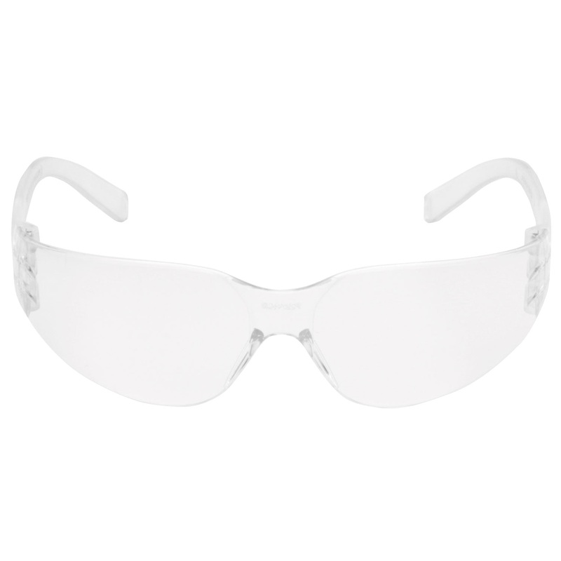 Pyramex S4110S Intruder Glasses Polycarbonate Clear Lens w/Clear Frame 12 Per Pack