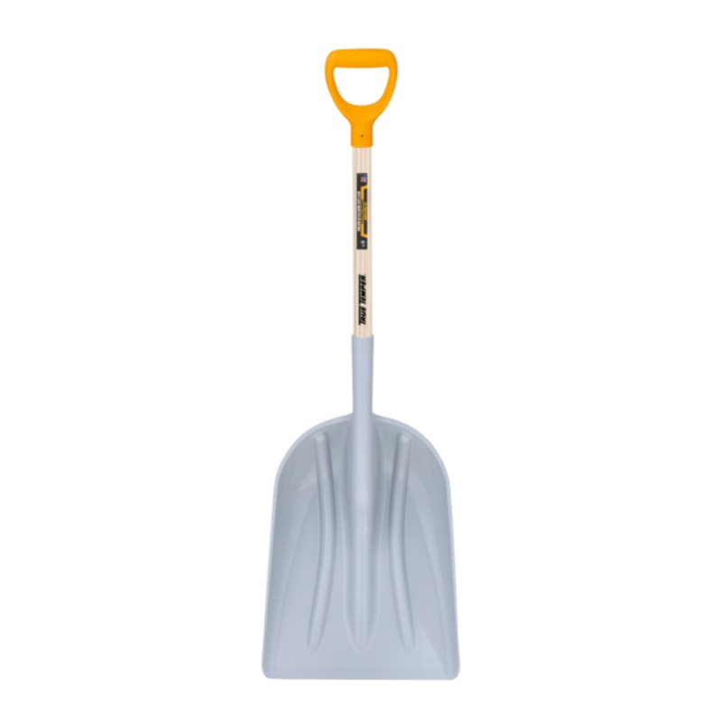 True Temper POLY SCOOP WITH D-GRIP ON HARDWOOD HANDLE