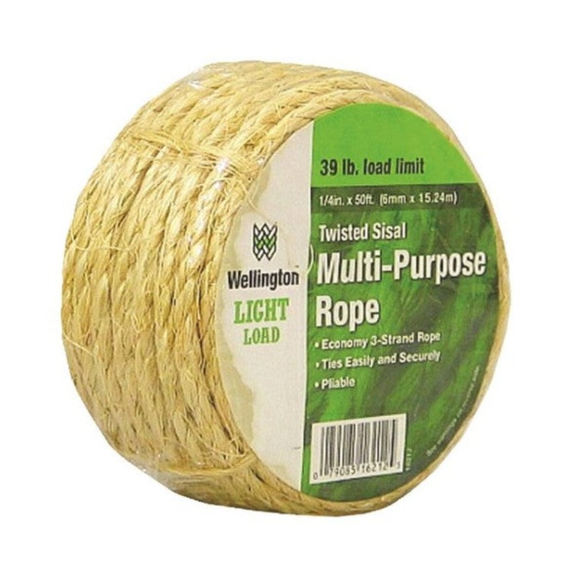 Wellington Light Load Twisted Sisal Multi-Purpose Rope