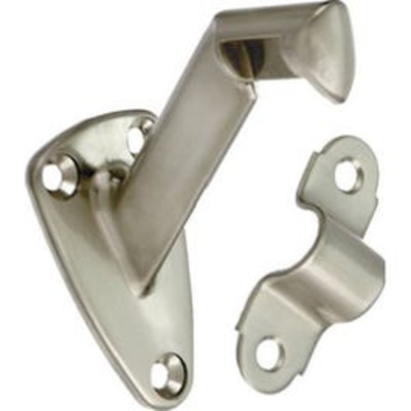 Nickel Heavy Duty Hand Rail Bracket