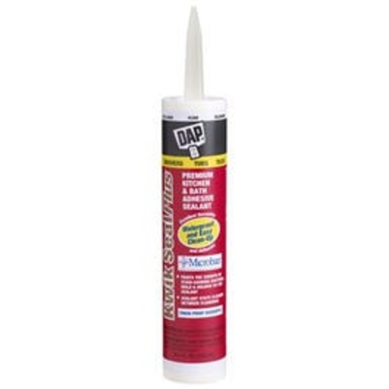 10.1-oz. Kwik Seal Plus Clear Kitchen/Bath Microban Caulk