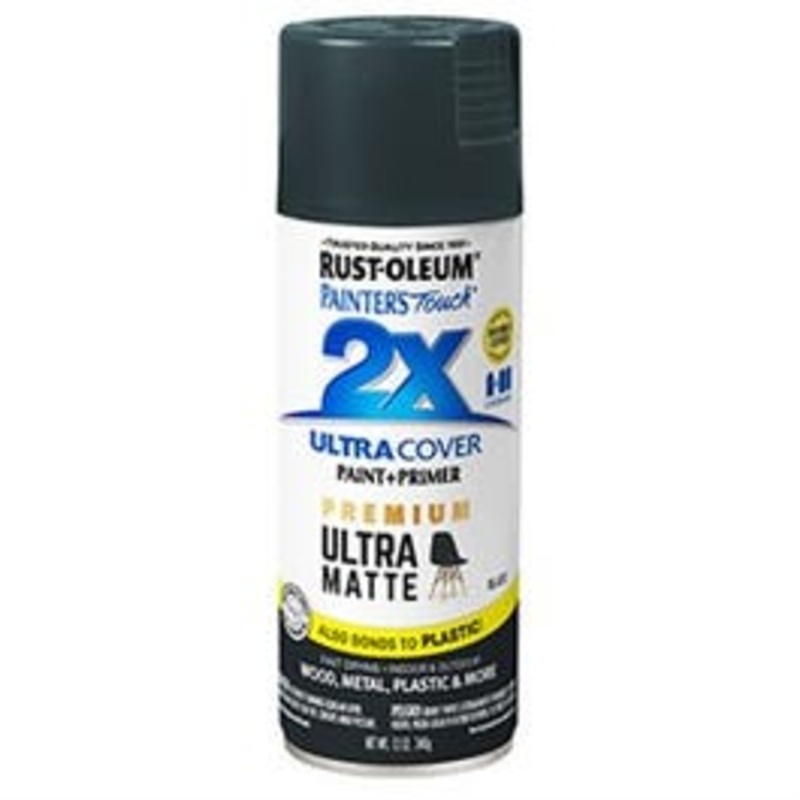 Painter’s Touch 2X Premium Ultra Matte Spray Paint, Slate, 12-oz.