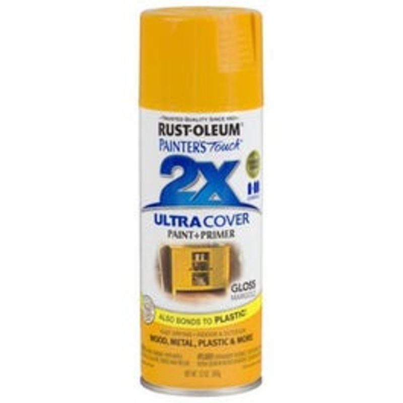 Painter’s Touch 2X Spray Paint, Gloss Marigold, 12-oz.