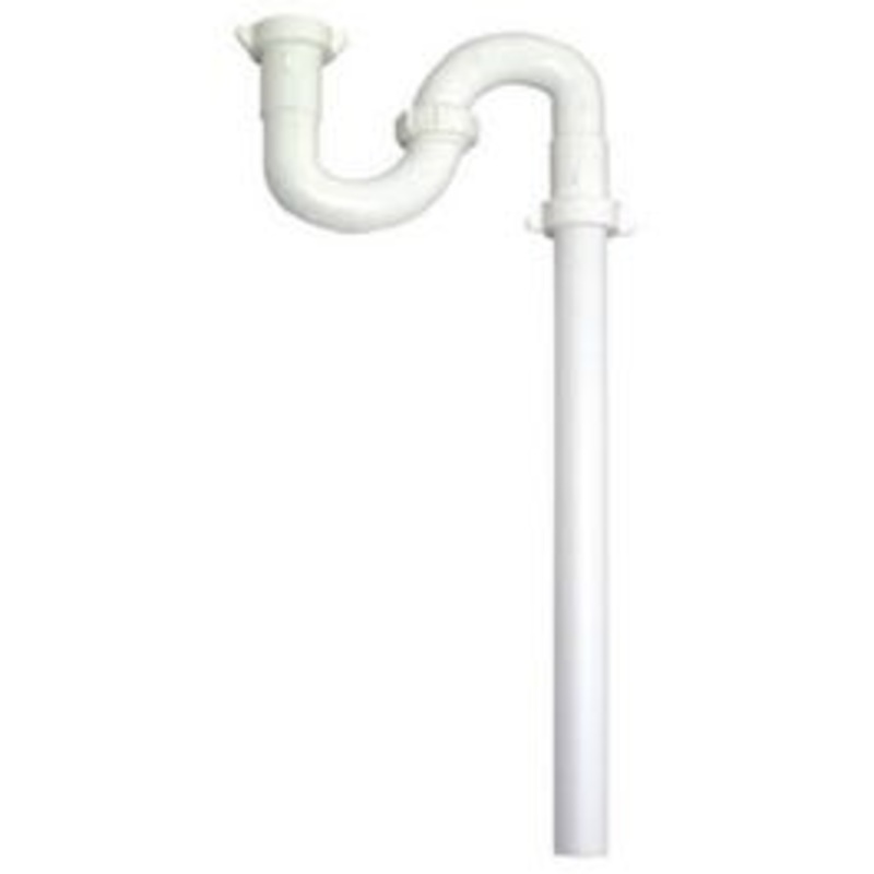1-1/4-Inch O.D. Tube Slip Joint Lavatory Floor Drain S Trap