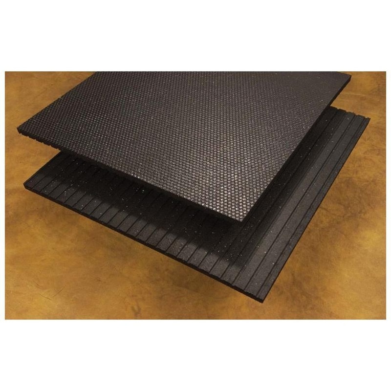QRRI VULCANIZED STALL MAT|4X6 FT X 3/4 IN|BLACK