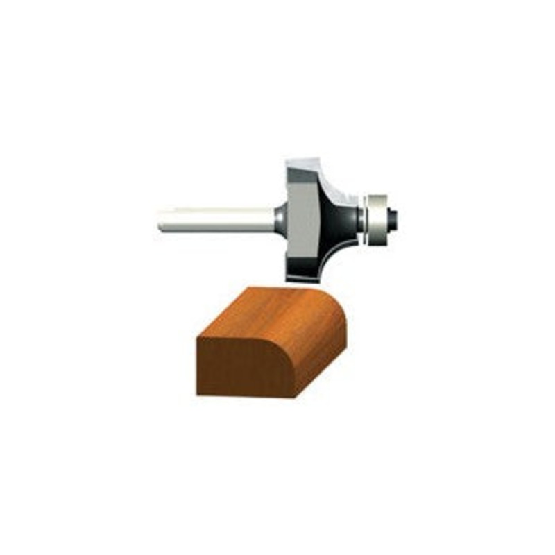 Bosch/Vermont American 23134 Roundover and Beading Router Bit – 1.25 x 21/32 x 2.31 inch