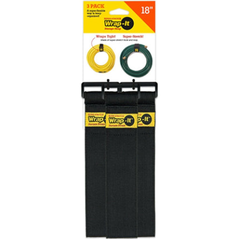 WRAP IT SUPER STRETCH SS 24IN 2PK BK